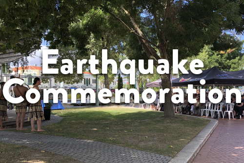 Earthquake Commemoration 