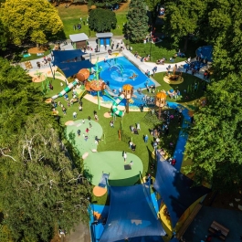 Cornwall Park Playground Aerial