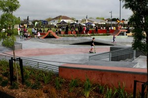 Image of William Nelson skatepark. 