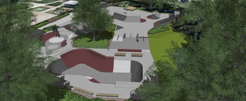 Flaxmere Skate Plaza Layout 2