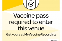 Vaccine pass required