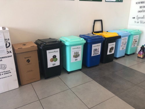 Environment centre bins