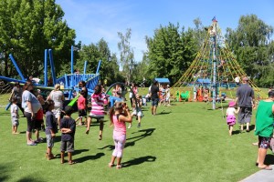 Image of Windsor Park Playground Opening. 